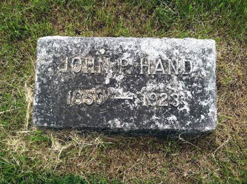 hand-Oakwood Cemetery, Mt. Morris, Illinois-2